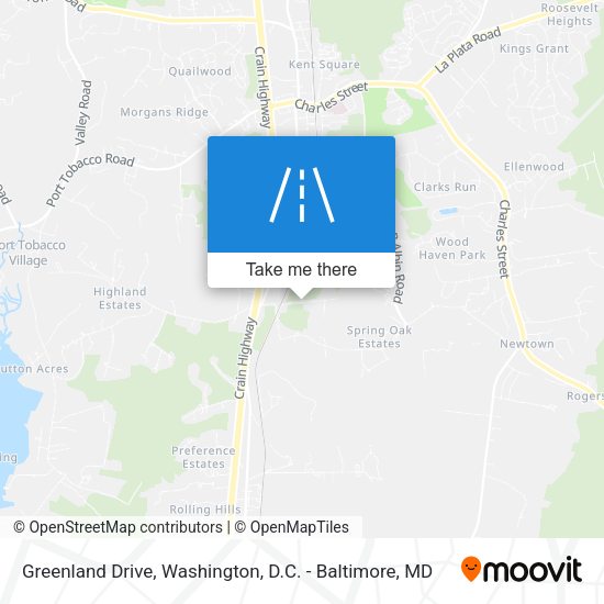 Greenland Drive map
