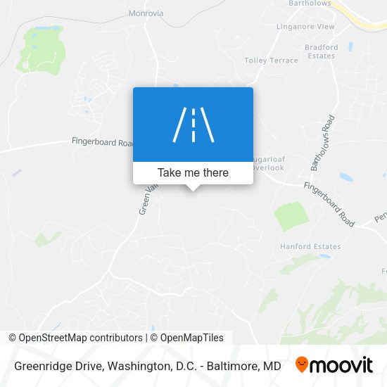 Mapa de Greenridge Drive