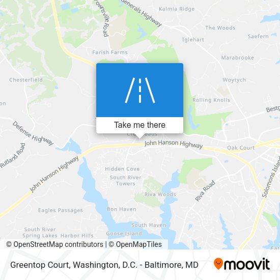 Greentop Court map