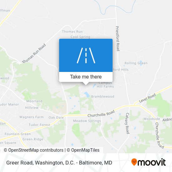 Mapa de Greer Road