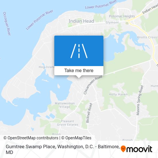 Gumtree Swamp Place map