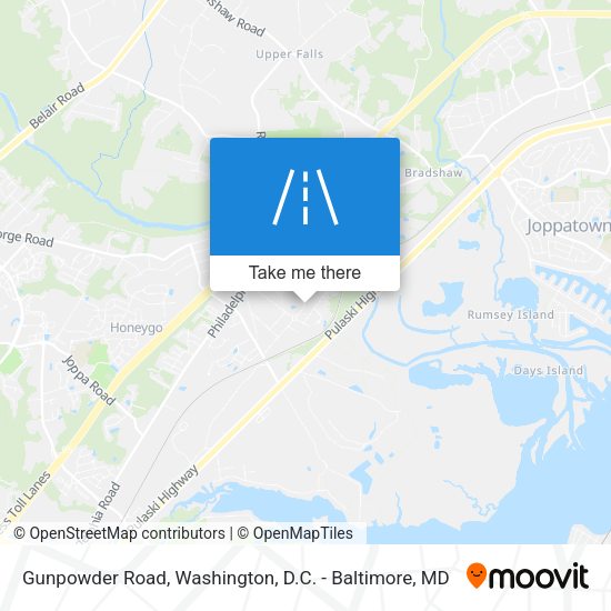 Gunpowder Road map