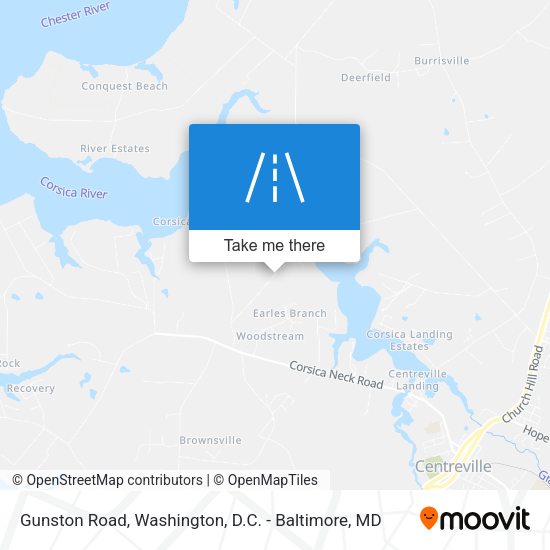 Gunston Road map