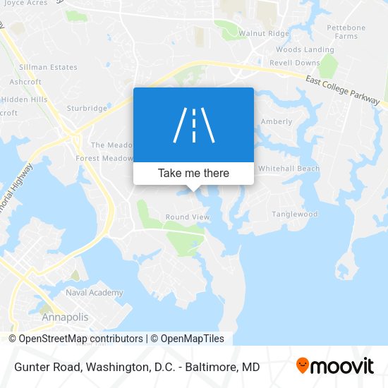 Gunter Road map