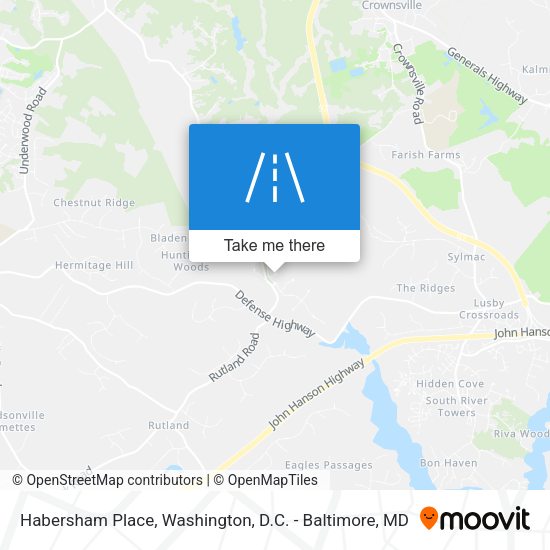 Habersham Place map