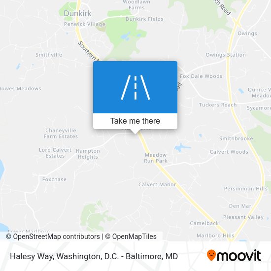 Mapa de Halesy Way