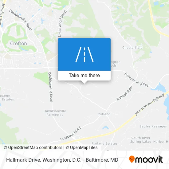 Hallmark Drive map