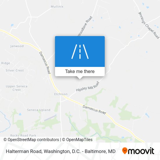 Mapa de Halterman Road