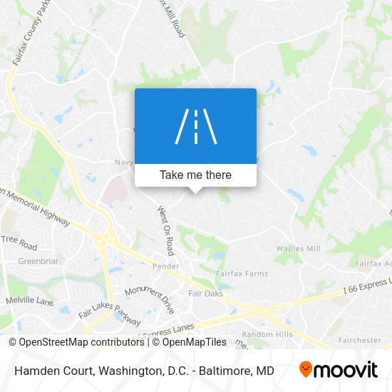 Hamden Court map