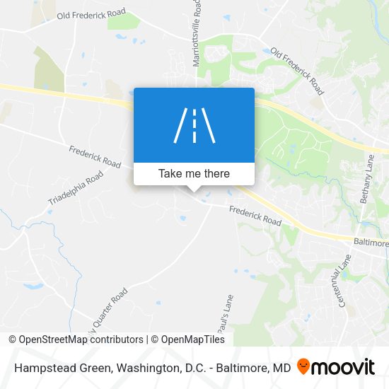 Hampstead Green map
