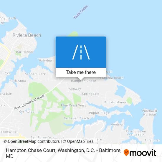 Hampton Chase Court map