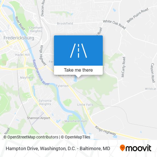 Mapa de Hampton Drive