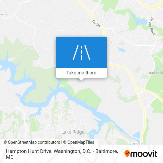 Mapa de Hampton Hunt Drive