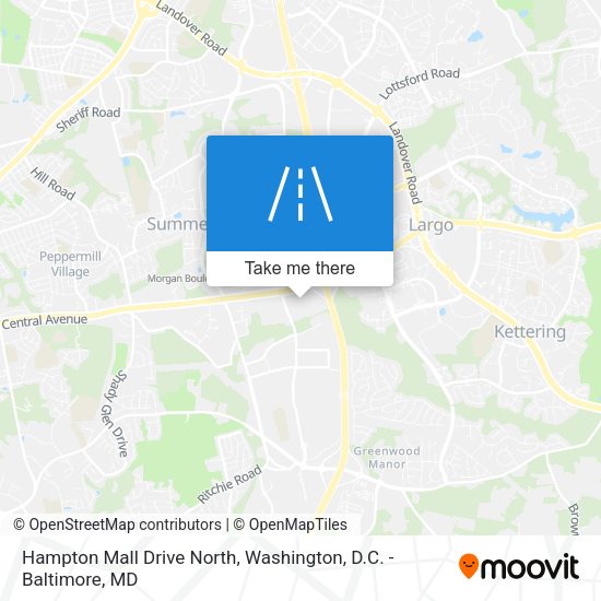 Hampton Mall Drive North map