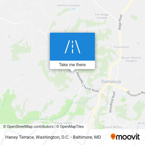 Haney Terrace map