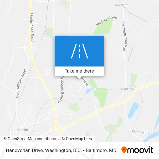 Hanoverian Drive map