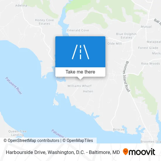 Harbourside Drive map