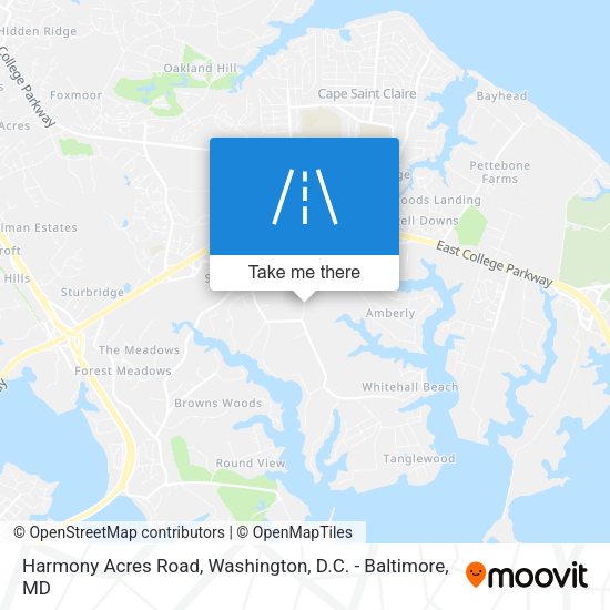 Mapa de Harmony Acres Road