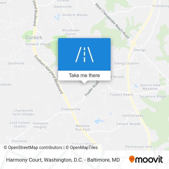 Harmony Court map
