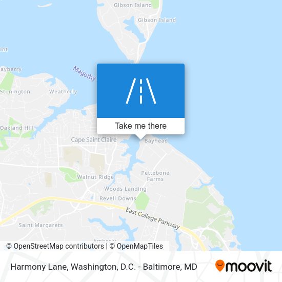 Harmony Lane map