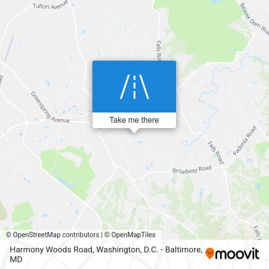 Mapa de Harmony Woods Road
