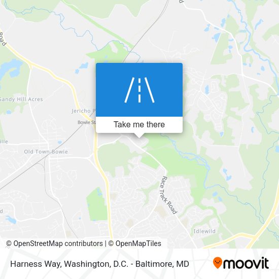 Harness Way map