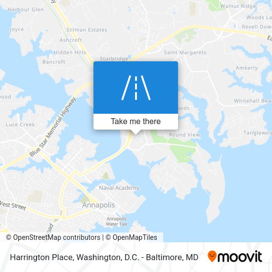 Harrington Place map
