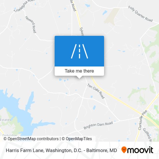 Mapa de Harris Farm Lane