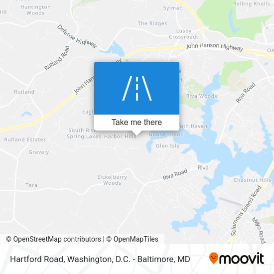 Mapa de Hartford Road
