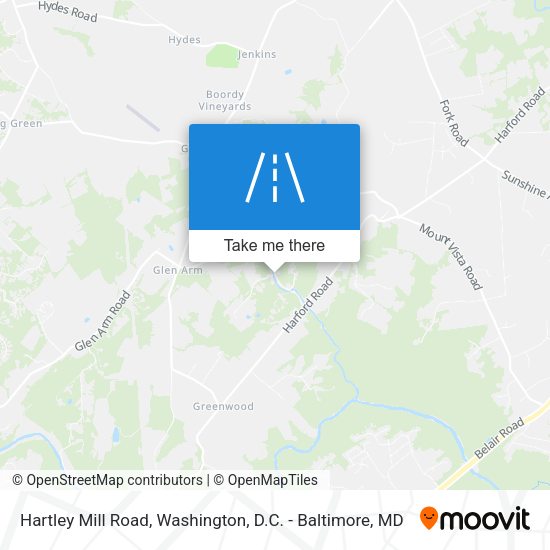 Mapa de Hartley Mill Road