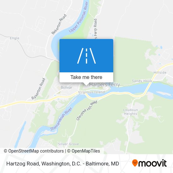 Hartzog Road map