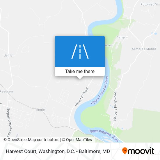Harvest Court map