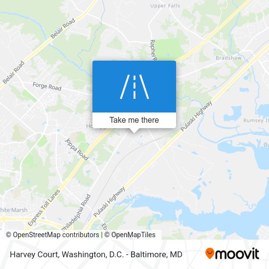 Mapa de Harvey Court