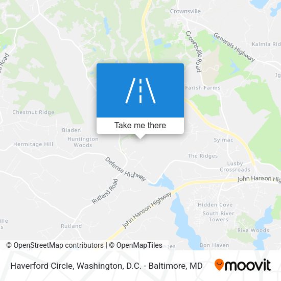 Haverford Circle map