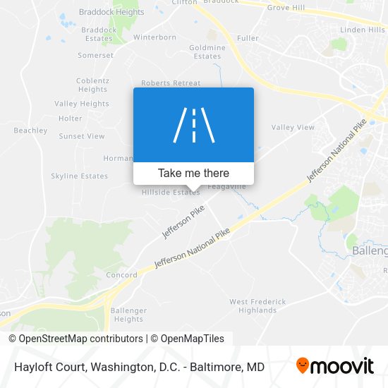 Hayloft Court map