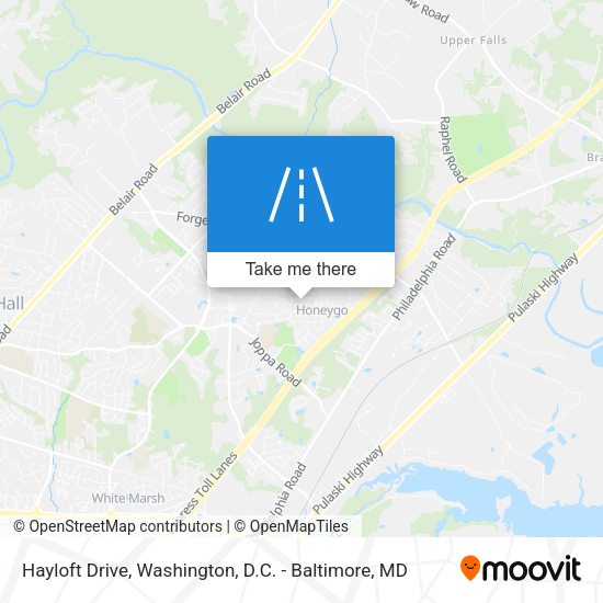 Hayloft Drive map