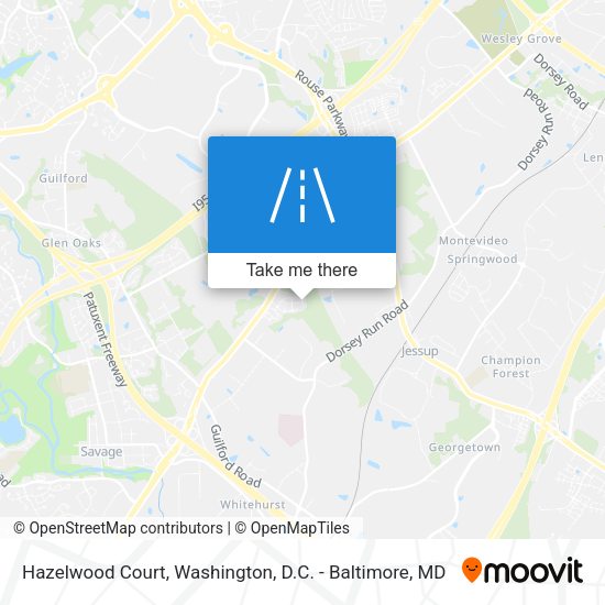 Hazelwood Court map