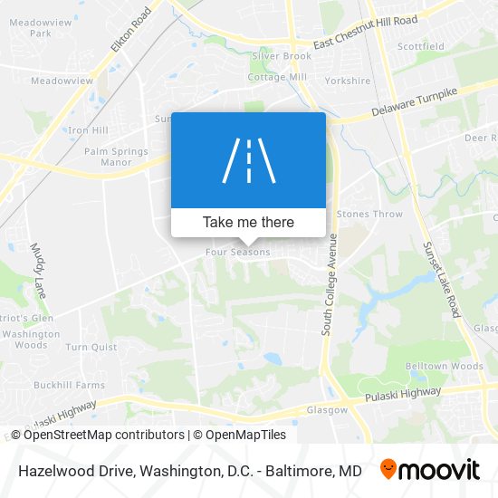 Mapa de Hazelwood Drive