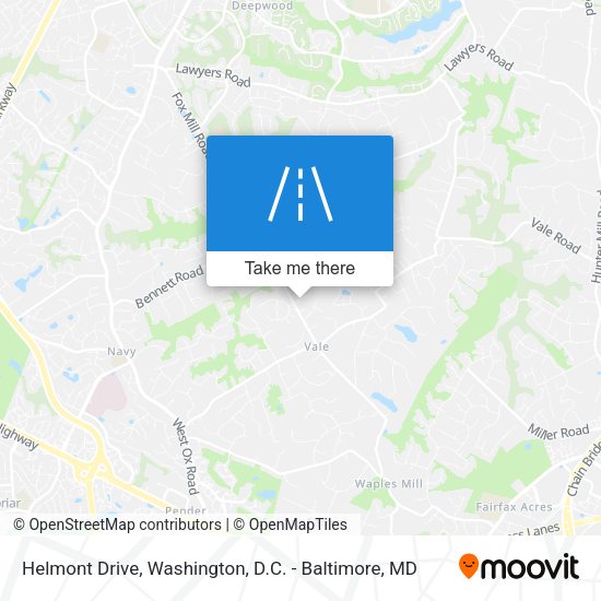 Mapa de Helmont Drive