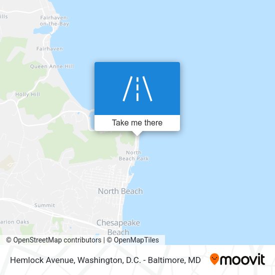 Hemlock Avenue map