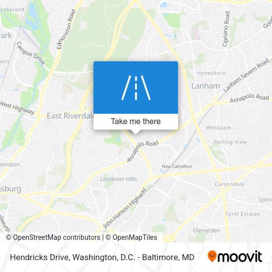 Mapa de Hendricks Drive