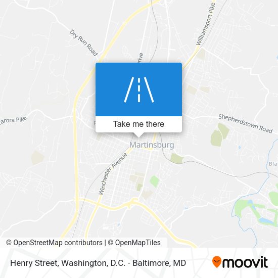 Henry Street map