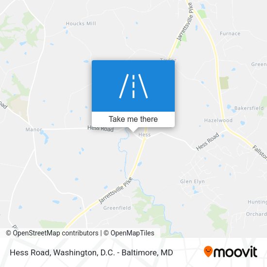 Mapa de Hess Road
