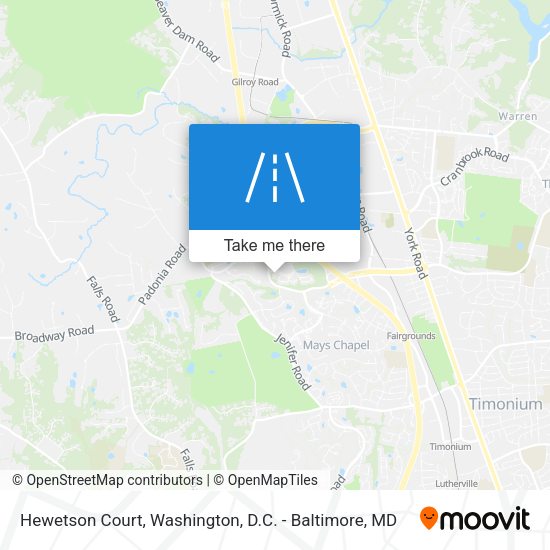 Mapa de Hewetson Court