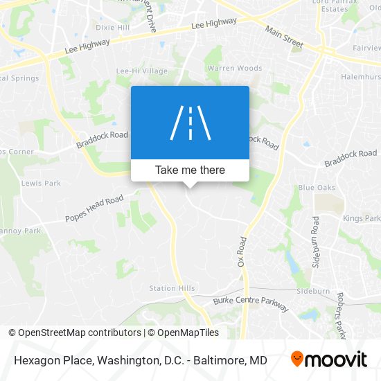 Hexagon Place map