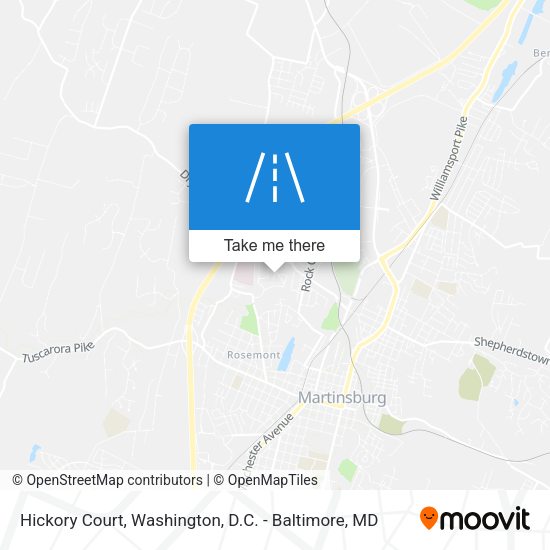 Hickory Court map