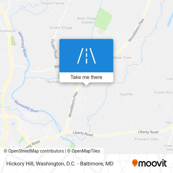Mapa de Hickory Hill
