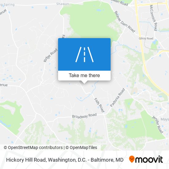 Mapa de Hickory Hill Road