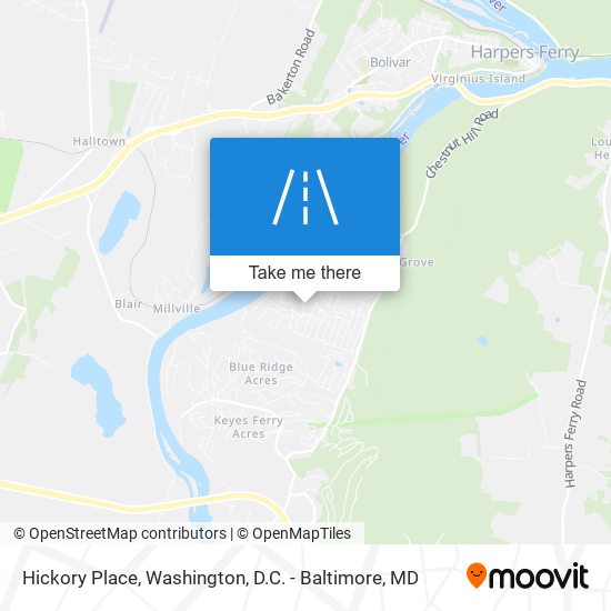 Mapa de Hickory Place