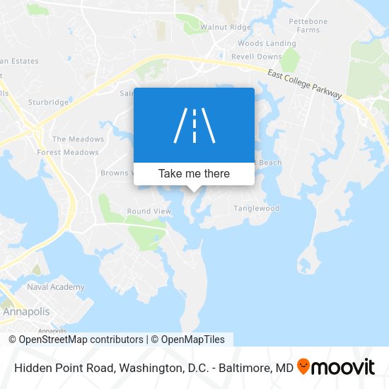 Mapa de Hidden Point Road